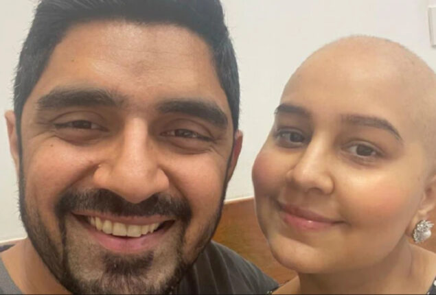 Internet goes viral when husband posts about wife's battle with breast cancer