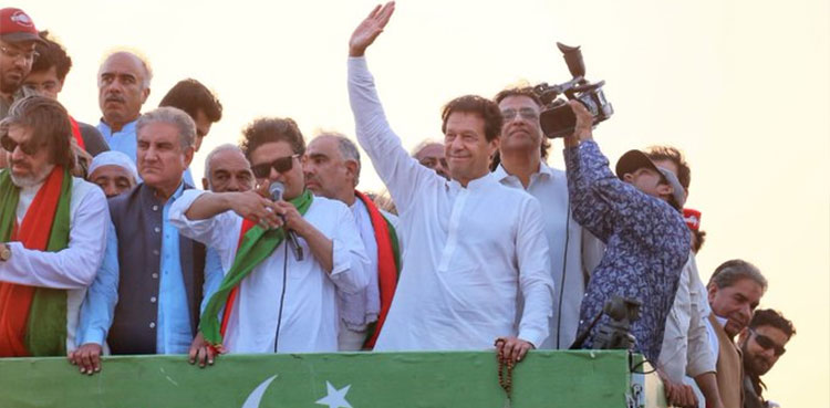 Imran Khan PTI long march 2